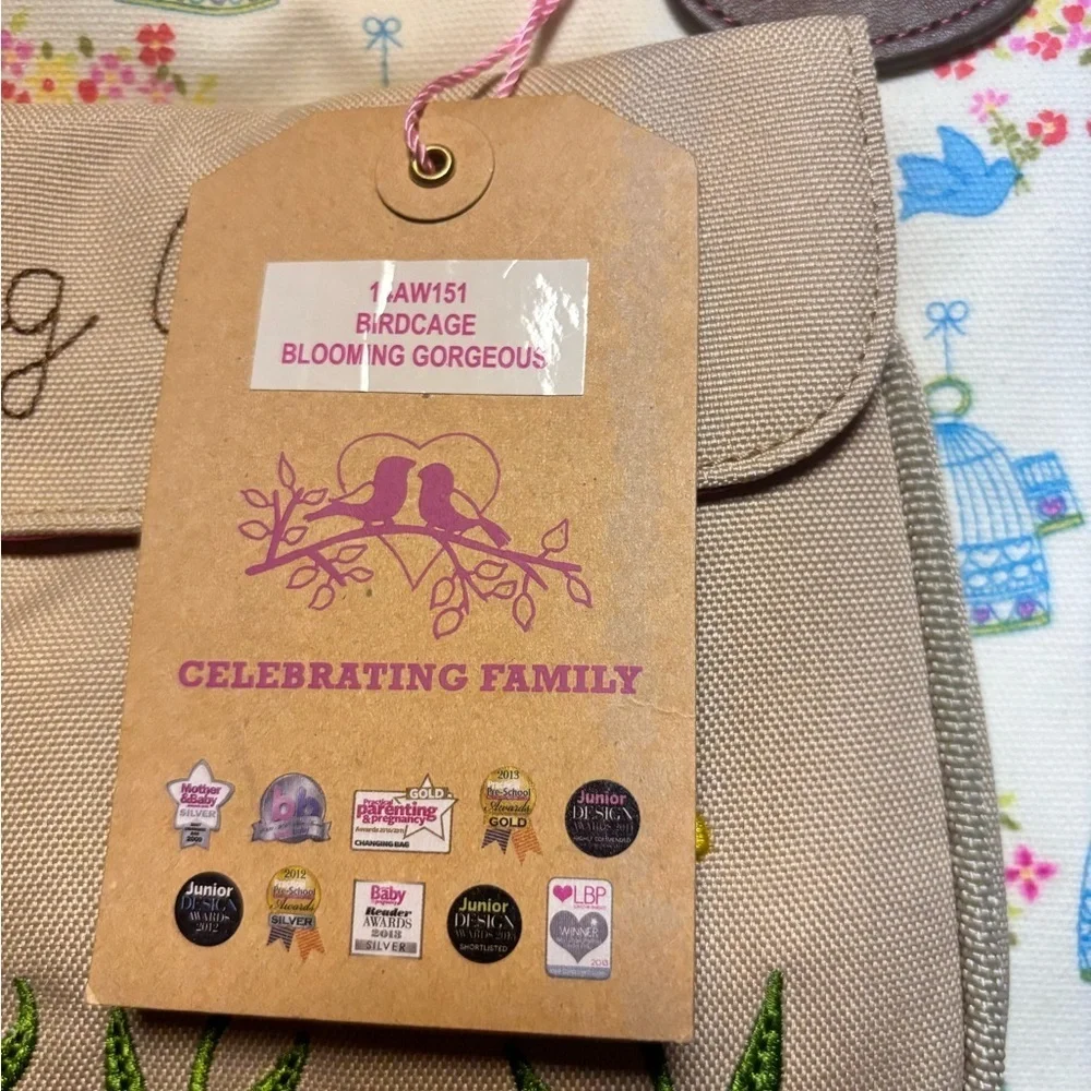 Flights of Fancy Birdcage diaper Bag